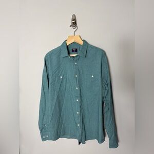 Untuckit Men’s Hemsworth Flannel 100% Cotton Button Up Long Sleeve Shirt XXL 109